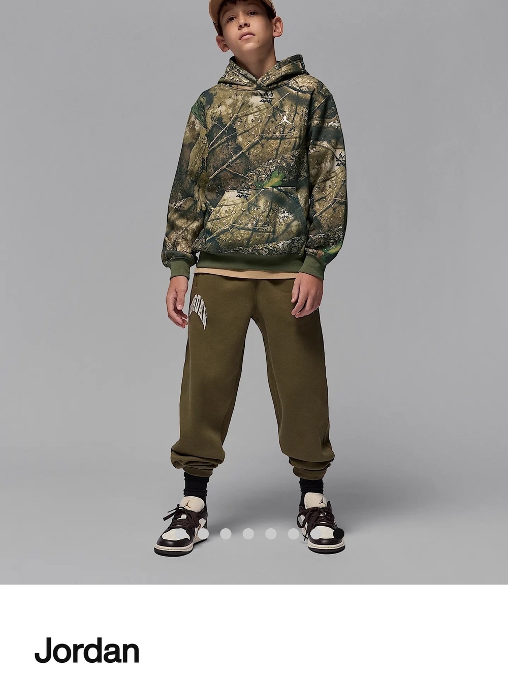NEW!!! BIG KIDS LARGE JORDAN CAMO PULLOVER HOODIE